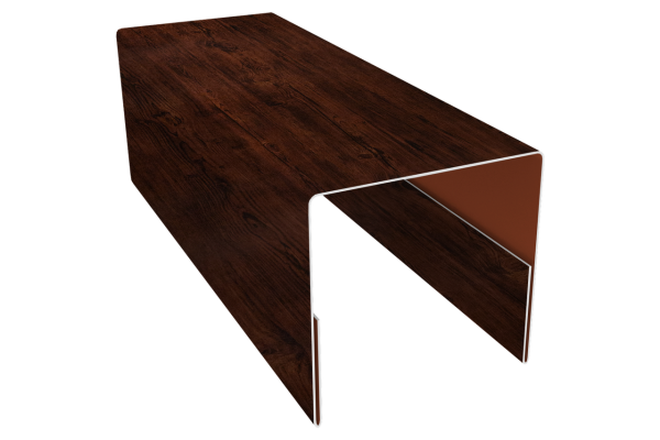 Планка П-образная заборная 20 0,45 Print Elite Cherry Wood TwinColor (2,5м)