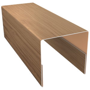 Планка П-образная заборная 20 0,45 Print Elite Honey Wood TwinColor (2,5м)