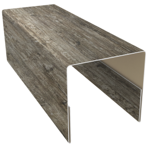 Планка П-образная заборная 20 0,45 Print Elite Nordic Wood TwinColor (2,5м)