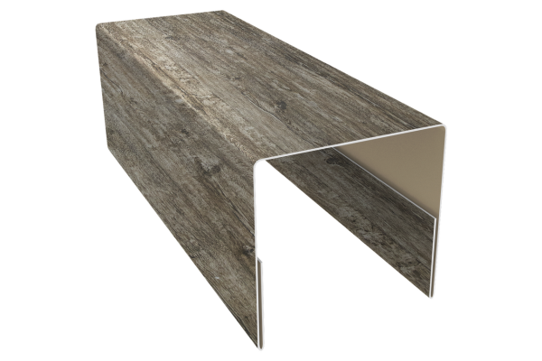 Планка П-образная заборная 20 0,45 Print Elite Nordic Wood TwinColor (2,5м)