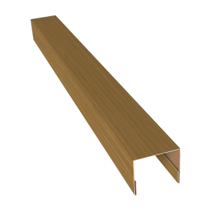 Планка П-образная заборная 24 0,45 Print Elite Honey Wood TwinColor (3м)