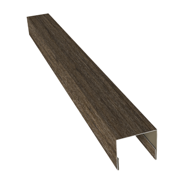 Планка П-образная заборная 24 0,45 Print Elite Nordic Wood TwinColor (2м)