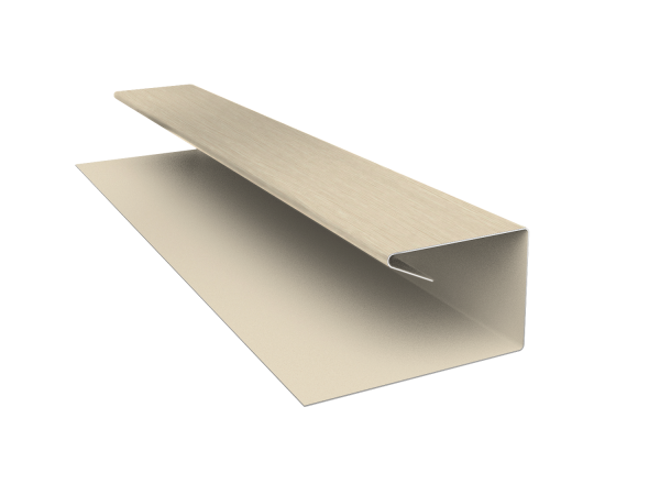 Планка П-образная завершающая сложная (КД) 0,45 Print Elite Milky Wood TwinColor (2м)