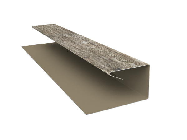 Планка П-образная завершающая сложная (КД) 0,45 Print Elite Nordic Wood TwinColor (2м)