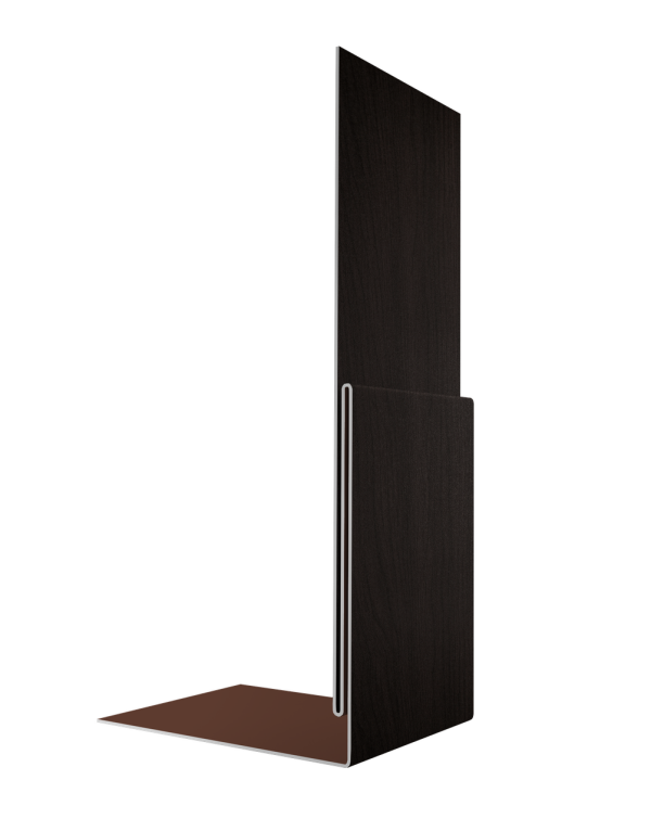 Планка приемная оконная 0,45 Print Elite Coffee Wood TwinColor (2м)