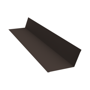 Планка примыкания 90х140 0,45 Drap TX RR 32 темно-коричневый (2м)