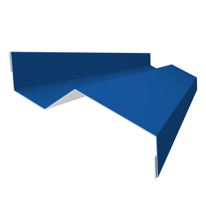 Планка примыкания внакладку 25х17х35х17 0,45 PE с пленкой RAL 5005 сигнальный синий (3м)