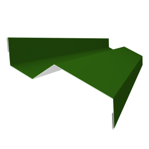 Планка примыкания внакладку 25х17х35х17 0,45 PE с пленкой RAL 6002 лиственно-зеленый (2м)