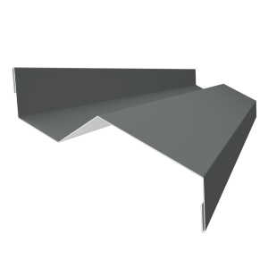 Планка примыкания внакладку 25х17х35х17 0,45 PE с пленкой RAL 7005 мышино-серый (2м)