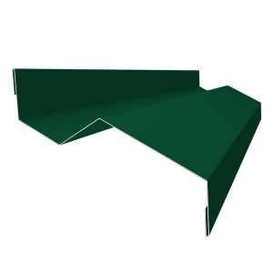 Планка примыкания внакладку 25х17х35х17 0,5 Satin Matt RAL 6005 зеленый мох (3м)