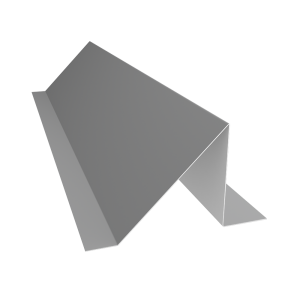 Планка снегозадержания 0,5 Satin с пленкой RAL 9006 бело-алюминиевый (3м)