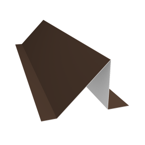 Планка снегозадержания малая 0,45 PE с пленкой NL 805 серо-коричневый гефест (3м)