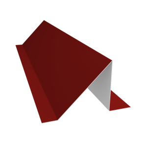 Планка снегозадержания малая 0,45 PE с пленкой RAL 3011 коричнево-красный (2м)