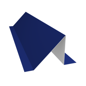 Планка снегозадержания малая 0,45 PE с пленкой RAL 5002 ультрамариново-синий (3м)