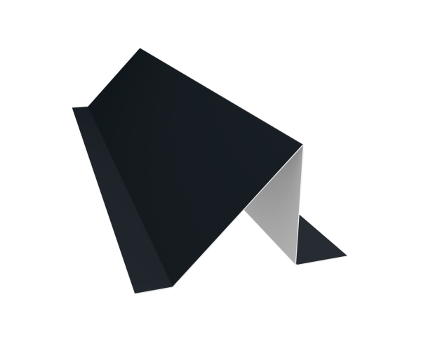 Планка снегозадержания малая 0,5 Satin с пленкой RAL 9005 черный (3м)