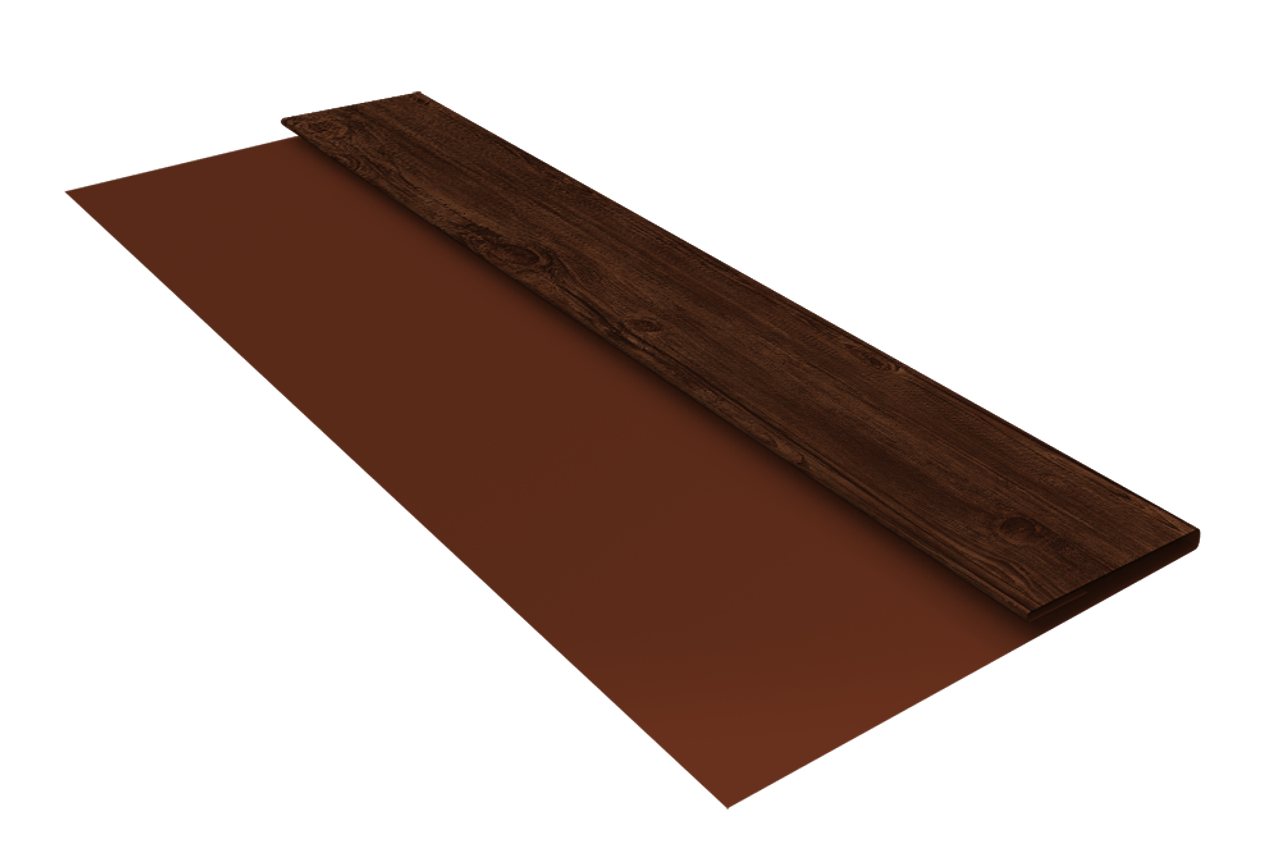 Планка стартовая Блок-Хаус new Grand Line 0,45 Print Elite Cherry Wood TwinColor (3м)