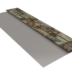 Планка стартовая Блок-Хаус new Grand Line 0,45 Print Elite Fine Stone TwinColor (3м)