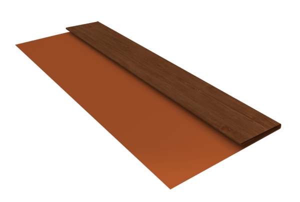 Планка стартовая Блок-Хаус new Grand Line 0,45 Print Elite Rowan TwinColor (3м)