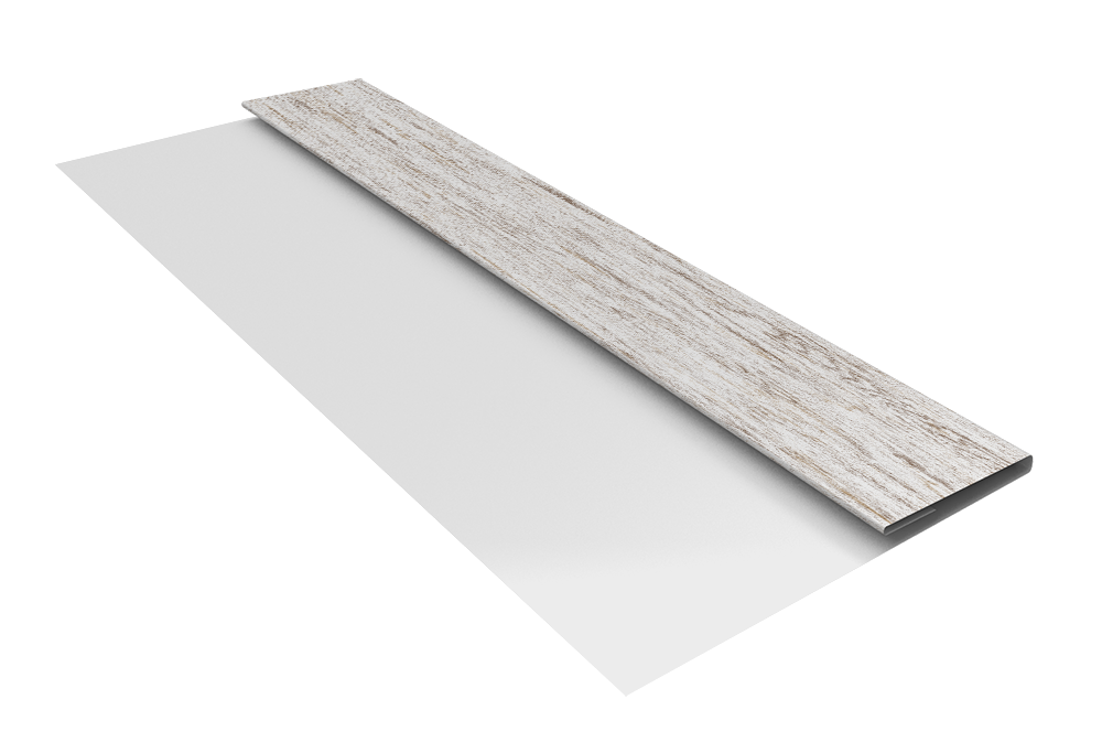 Планка стартовая Блок-Хаус new Grand Line 0,45 Print Elite Snow Wood TwinColor (2м)