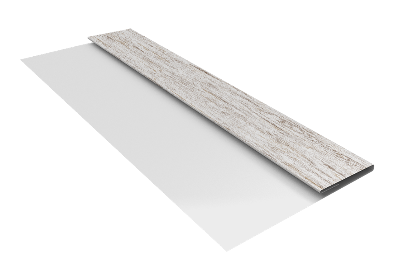 Планка стартовая Блок-Хаус new Grand Line 0,45 Print Elite Snow Wood TwinColor (3м)