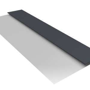 Планка стартовая Блок-Хаус new Grand Line 0,5 Rooftop Бархат RAL 7024 мокрый асфальт (2м)