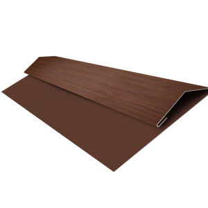 Планка стартово-финишная Экобрус Grand Line 0,45 Print Elite Choco Wood TwinColor (3м)