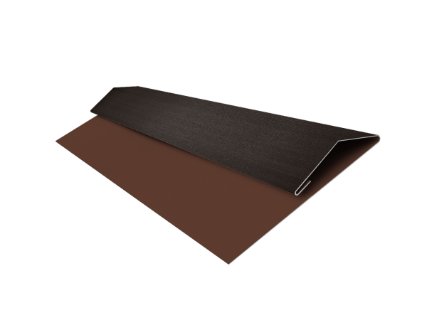Планка стартово-финишная Экобрус Grand Line 0,45 Print Elite Coffee Wood TwinColor (3м)