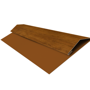 Планка стартово-финишная Экобрус Grand Line 0,45 Print Elite Golden Wood TwinColor (3м)