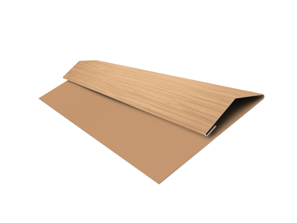 Планка стартово-финишная Экобрус Grand Line 0,45 Print Elite Honey Wood TwinColor (2м)