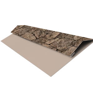 Планка стартово-финишная Экобрус Grand Line 0,45 Print Elite King Stone TwinColor (2м)
