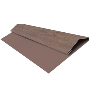 Планка стартово-финишная Экобрус Grand Line 0,45 Print Elite White Wood TwinColor (3м)