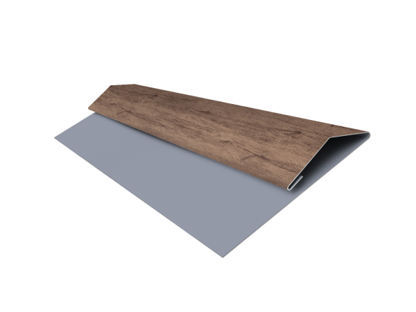 Планка стартово-финишная Экобрус Grand Line 0,45 Print Premium Almond Wood Fresh (2м)