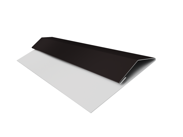 Планка стартово-финишная Экобрус Grand Line 0,5 PurPro Matt 275 RAL 9005 черный (3м)
