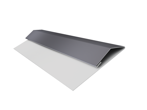 Планка стартово-финишная Экобрус Grand Line 0,5 Satin с пленкой RAL 7004 сигнальный серый (2м)