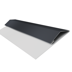 Планка стартово-финишная Экобрус Grand Line 0,5 Satin с пленкой RAL 7024 мокрый асфальт (2м)