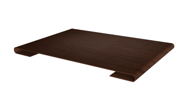 Планка стыковочная 0,45 Print Elite Choco Wood TwinColor (3м)