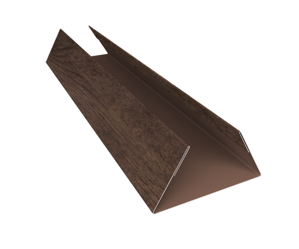Планка стыковочная составная нижняя 0,45 Print Elite Antique Wood TwinColor (2м)