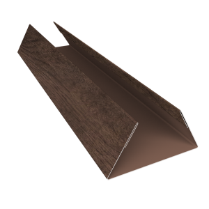 Планка стыковочная составная нижняя 0,45 Print Elite Antique Wood TwinColor (3м)