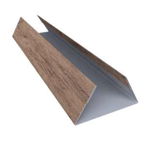 Планка стыковочная составная нижняя 0,45 Print Premium Almond Wood Fresh (2м)