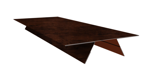 Планка стыковочная составная верхняя 0,45 Print Elite Cherry Wood TwinColor (2м)