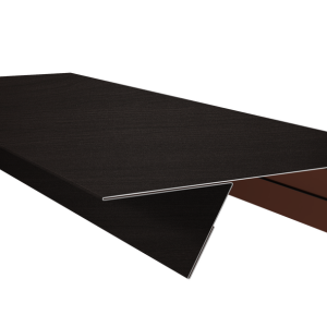 Планка стыковочная составная верхняя 0,45 Print Elite Coffee Wood TwinColor (2м)