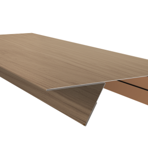Планка стыковочная составная верхняя 0,45 Print Elite Honey Wood TwinColor (3м)