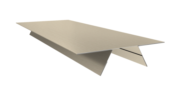 Планка стыковочная составная верхняя 0,45 Print Elite Milky Wood TwinColor (2м)
