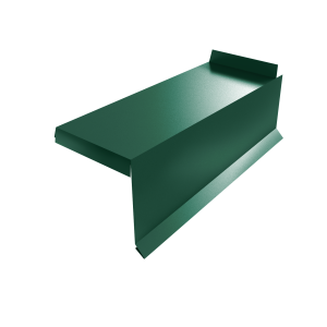 Планка торцевая сегментная Квадро профи Правая 0,5 Satin Matt TX RAL 6005 зеленый мох