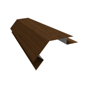 Планка угла внешнего сложного 135 градусов Блок-Хаус new Grand Line 0,45 Print Elite Choco Wood TwinColor (2м)