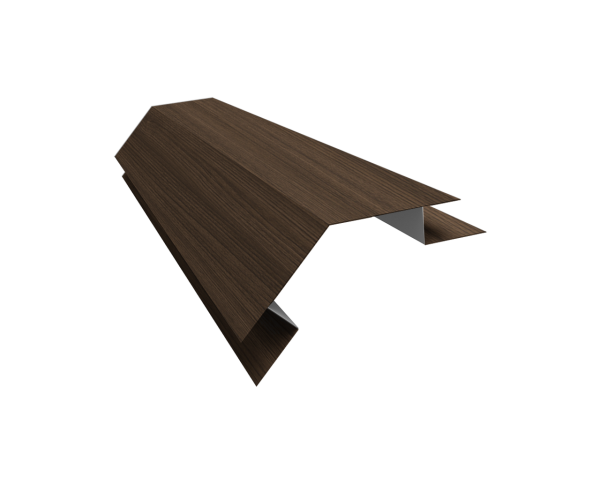 Планка угла внешнего сложного 135 градусов Блок-Хаус new Grand Line 0,45 Print Elite Coffee Wood TwinColor (3м)