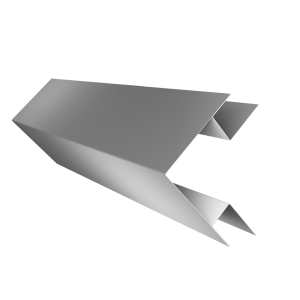 Планка угла внешнего сложного Экобрус Grand Line 0,5 Satin с пленкой RAL 7004 сигнальный серый (2м)