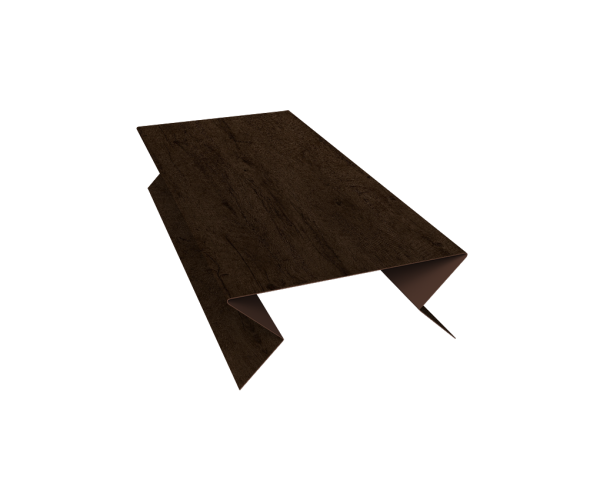 Планка угла внешнего составная нижняя 0,45 Print Elite Antique Wood TwinColor (3м)