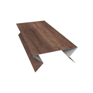Планка угла внешнего составная нижняя 0,45 Print Premium Almond Wood Fresh (2м)