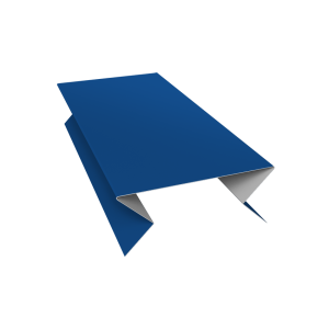 Планка угла внешнего составная нижняя 0,5 Satin с пленкой RAL 5005 сигнальный синий (3м)